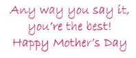 mother's day card